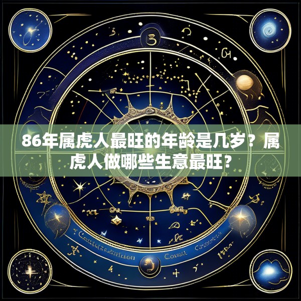 86年属虎人最旺的年龄是几岁?属虎人做哪些生意最旺?