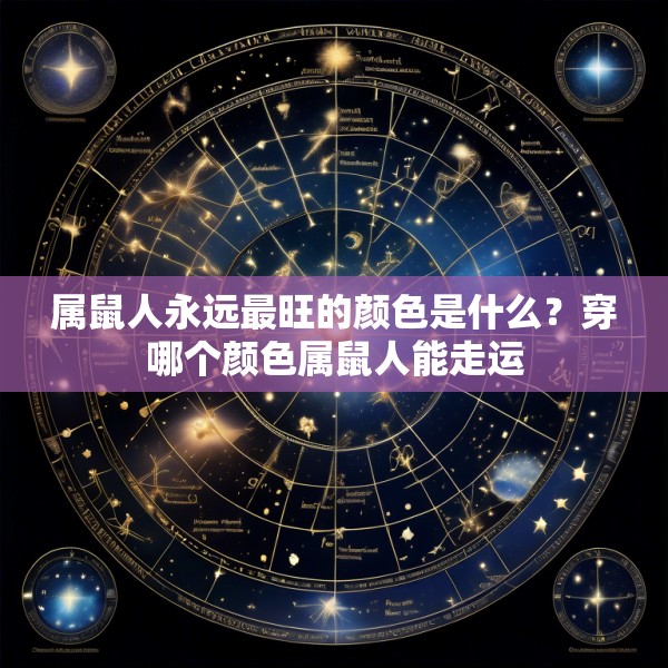 属鼠人永远最旺的颜色是什么?穿哪个颜色属鼠人能走运