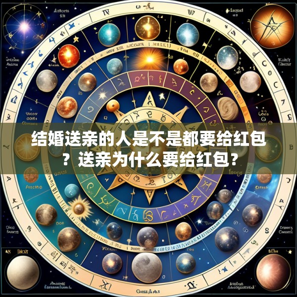 结婚送亲的人是不是都要给红包?送亲为什么要给红包?