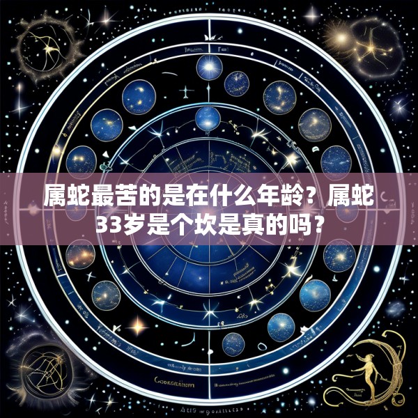 属蛇最苦的是在什么年龄？属蛇33岁是个坎是真的吗？