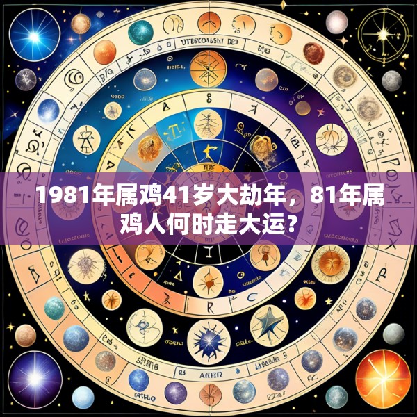 1981年属鸡41岁大劫年，81年属鸡人何时走大运？