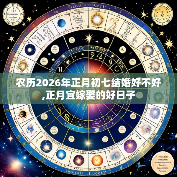 农历2026年正月初七结婚好不好,正月宜嫁娶的好日子
