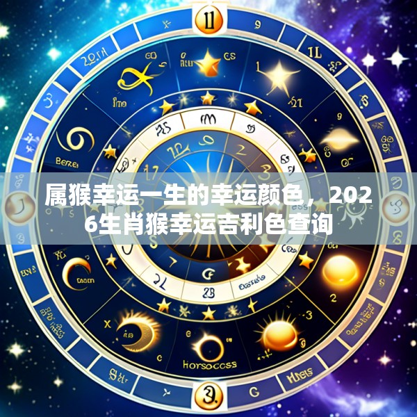 属猴幸运一生的幸运颜色,2026生肖猴幸运吉利色查询