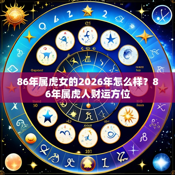 86年属虎女的2026年怎么样?86年属虎人财运方位