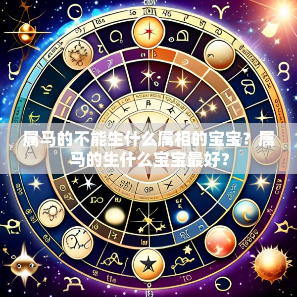 属马的不能生什么属相的宝宝？属马的生什么宝宝最好？