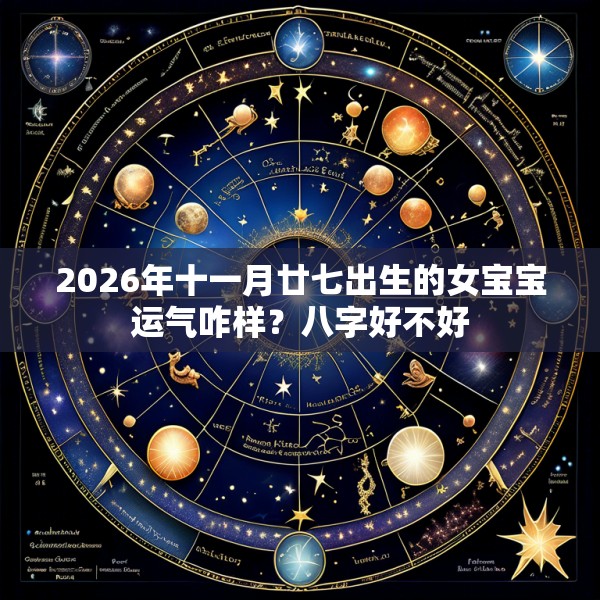 2026年十一月廿七出生的女宝宝运气咋样?八字好不好