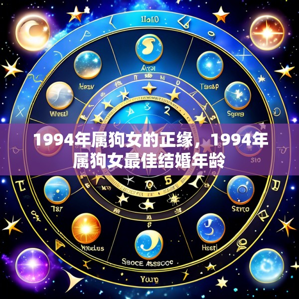 1994年属狗女的正缘,1994年属狗女最佳结婚年龄