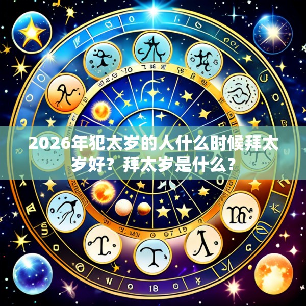 2026年犯太岁的人什么时候拜太岁好？拜太岁是什么？
