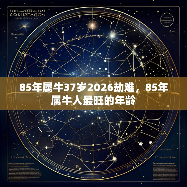 85年属牛37岁2026劫难,85年属牛人最旺的年龄