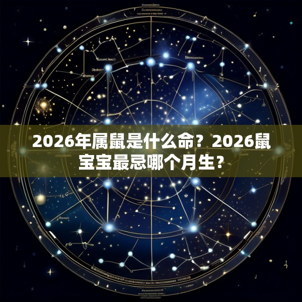 2026年属鼠是什么命？2026鼠宝宝最忌哪个月生？