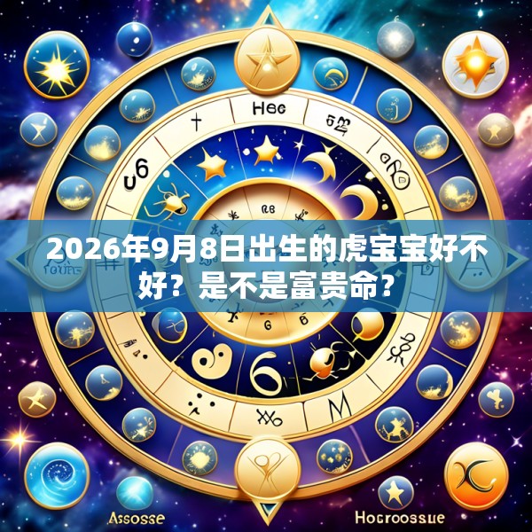 2026年9月8日出生的虎宝宝好不好?是不是富贵命?