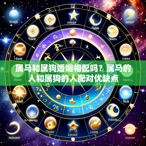 属马和属狗婚姻相配吗？属马的人和属狗的人配对优缺点