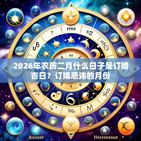 2026年农历二月什么日子是订婚吉日？订婚忌讳的月份