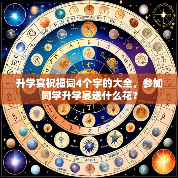 升学宴祝福词4个字的大全，参加同学升学宴送什么花？