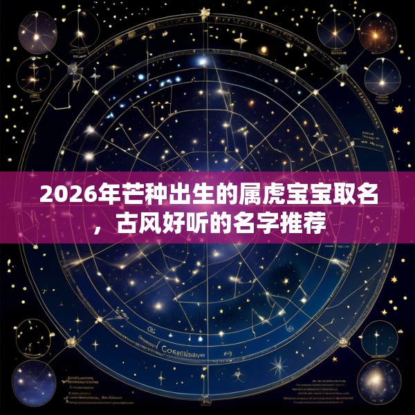 2026年芒种出生的属虎宝宝取名,古风好听的名字推荐
