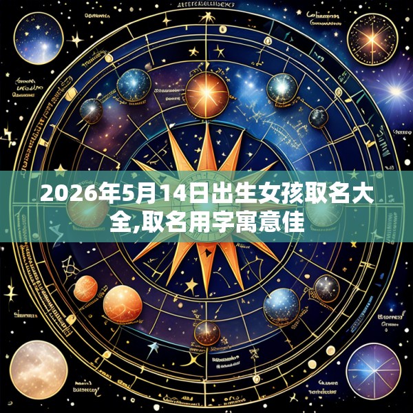 2026年5月14日出生女孩取名大全,取名用字寓意佳