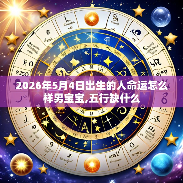 2026年5月4日出生的人命运怎么样男宝宝,五行缺什么