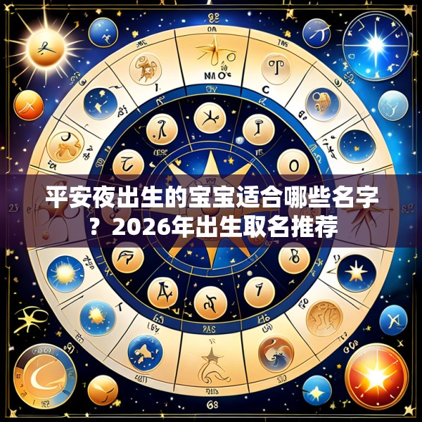 平安夜出生的宝宝适合哪些名字？2026年出生取名推荐
