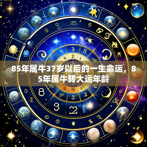 85年属牛37岁以后的一生命运,85年属牛转大运年龄