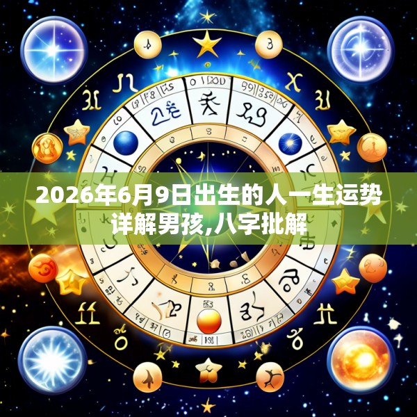 2026年6月9日出生的人一生运势详解男孩,八字批解