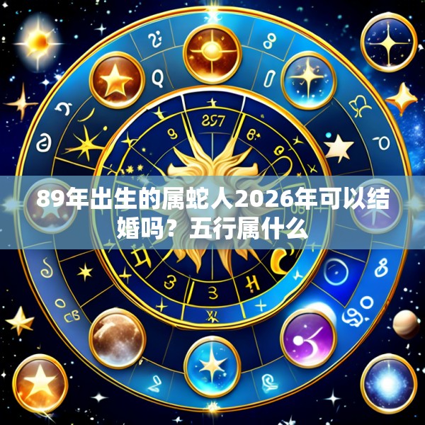 89年出生的属蛇人2026年可以结婚吗?五行属什么