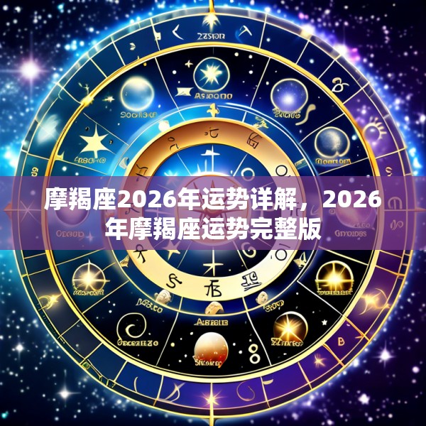 摩羯座2026年运势详解,2026年摩羯座运势完整版