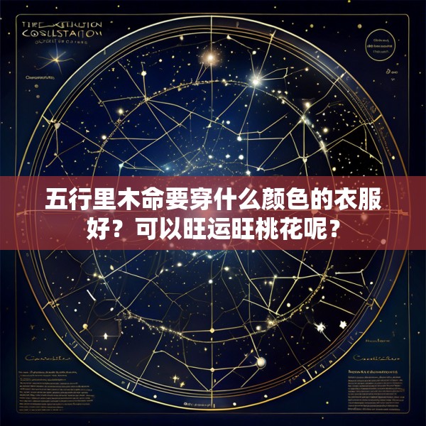 五行里木命要穿什么颜色的衣服好?可以旺运旺桃花呢?