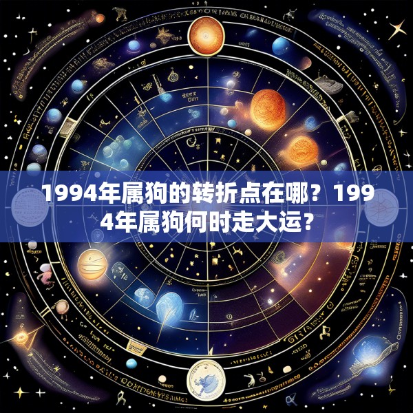 1994年属狗的转折点在哪?1994年属狗何时走大运?