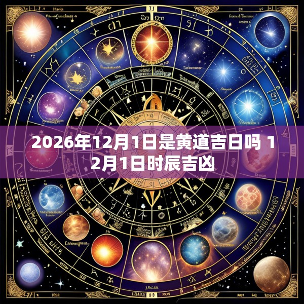 2026年12月1日是黄道吉日吗 12月1日时辰吉凶