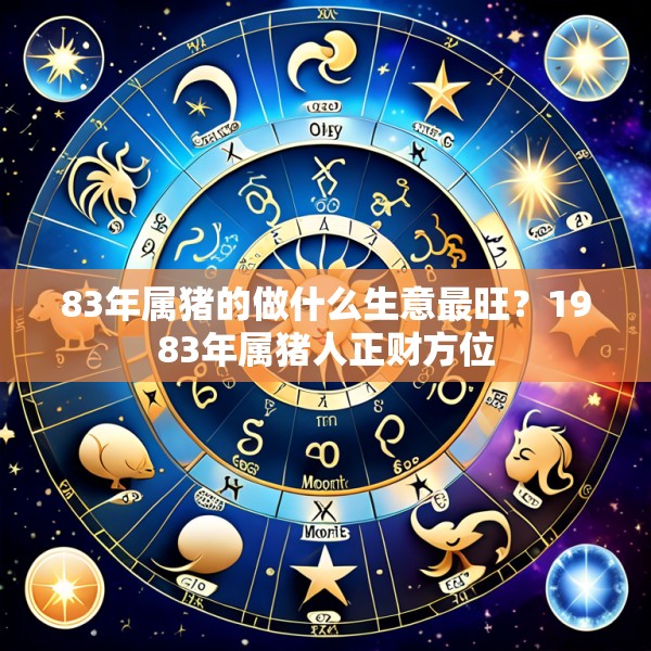 83年属猪的做什么生意最旺？1983年属猪人正财方位