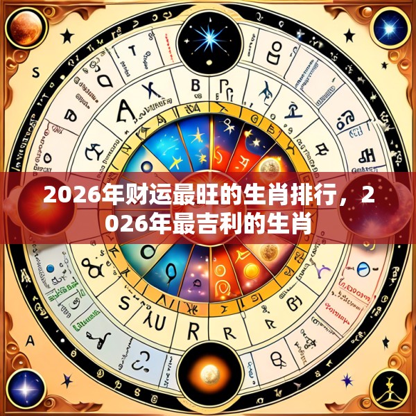 2026年财运最旺的生肖排行，2026年最吉利的生肖