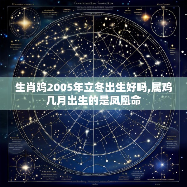生肖鸡2005年立冬出生好吗,属鸡几月出生的是凤凰命