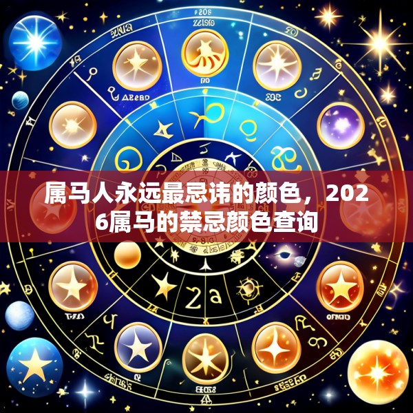 属马人永远最忌讳的颜色，2026属马的禁忌颜色查询