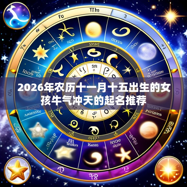 2026年农历十一月十五出生的女孩牛气冲天的起名推荐
