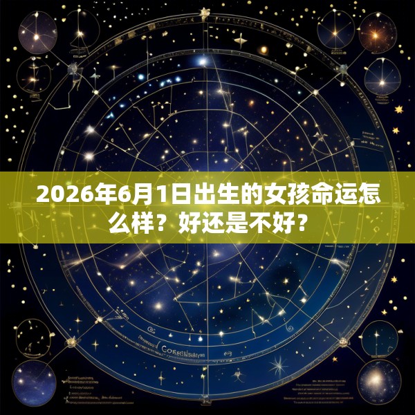 2026年6月1日出生的女孩命运怎么样?好还是不好?