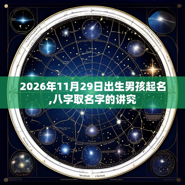 2026年11月29日出生男孩起名,八字取名字的讲究