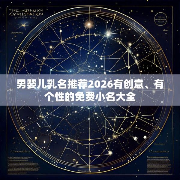 男婴儿乳名推荐2026有创意、有个性的免费小名大全