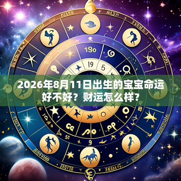 2026年8月11日出生的宝宝命运好不好?财运怎么样?