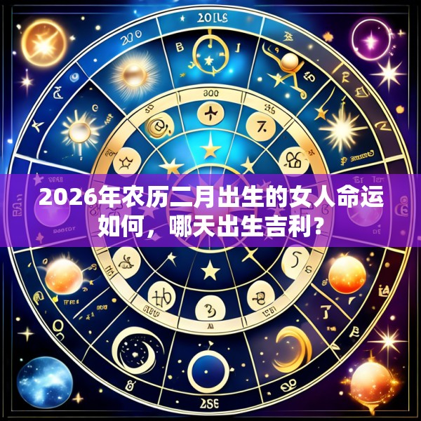 2026年农历二月出生的女人命运如何，哪天出生吉利？