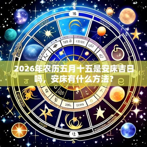 2026年农历五月十五是安床吉日吗，安床有什么方法？