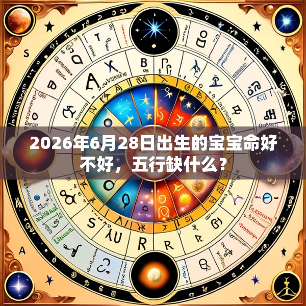 2026年6月28日出生的宝宝命好不好,五行缺什么?