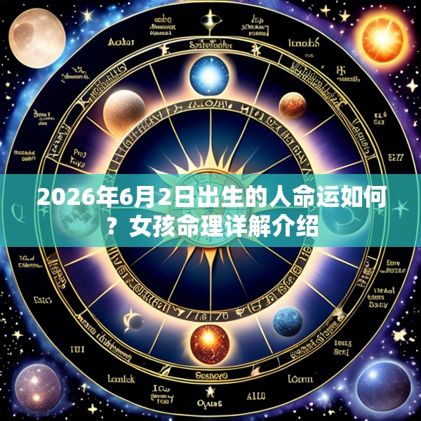 2026年6月2日出生的人命运如何?女孩命理详解介绍