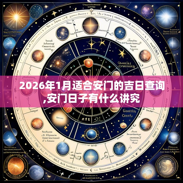 2026年1月适合安门的吉日查询,安门日子有什么讲究