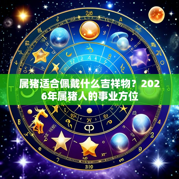属猪适合佩戴什么吉祥物？2026年属猪人的事业方位