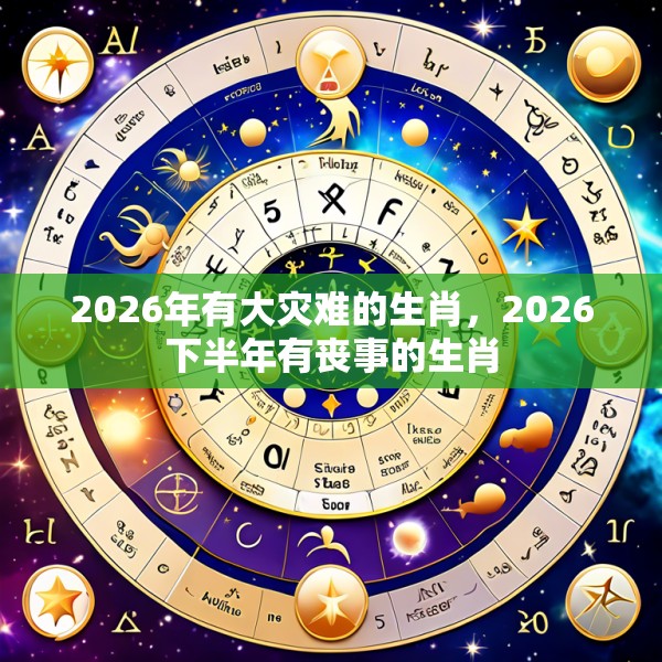 2026年有大灾难的生肖,2026下半年有丧事的生肖