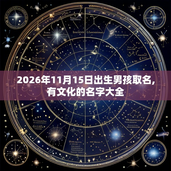 2026年11月15日出生男孩取名,有文化的名字大全