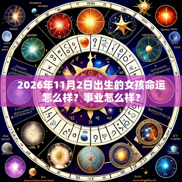 2026年11月2日出生的女孩命运怎么样？事业怎么样？