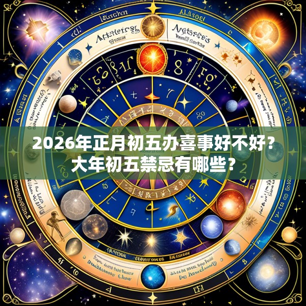 2026年正月初五办喜事好不好?大年初五禁忌有哪些?