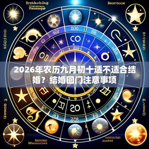 2026年农历九月初十适不适合结婚?结婚回门注意事项