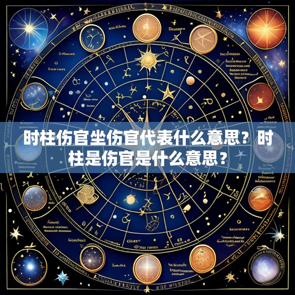 时柱伤官坐伤官代表什么意思？时柱是伤官是什么意思？